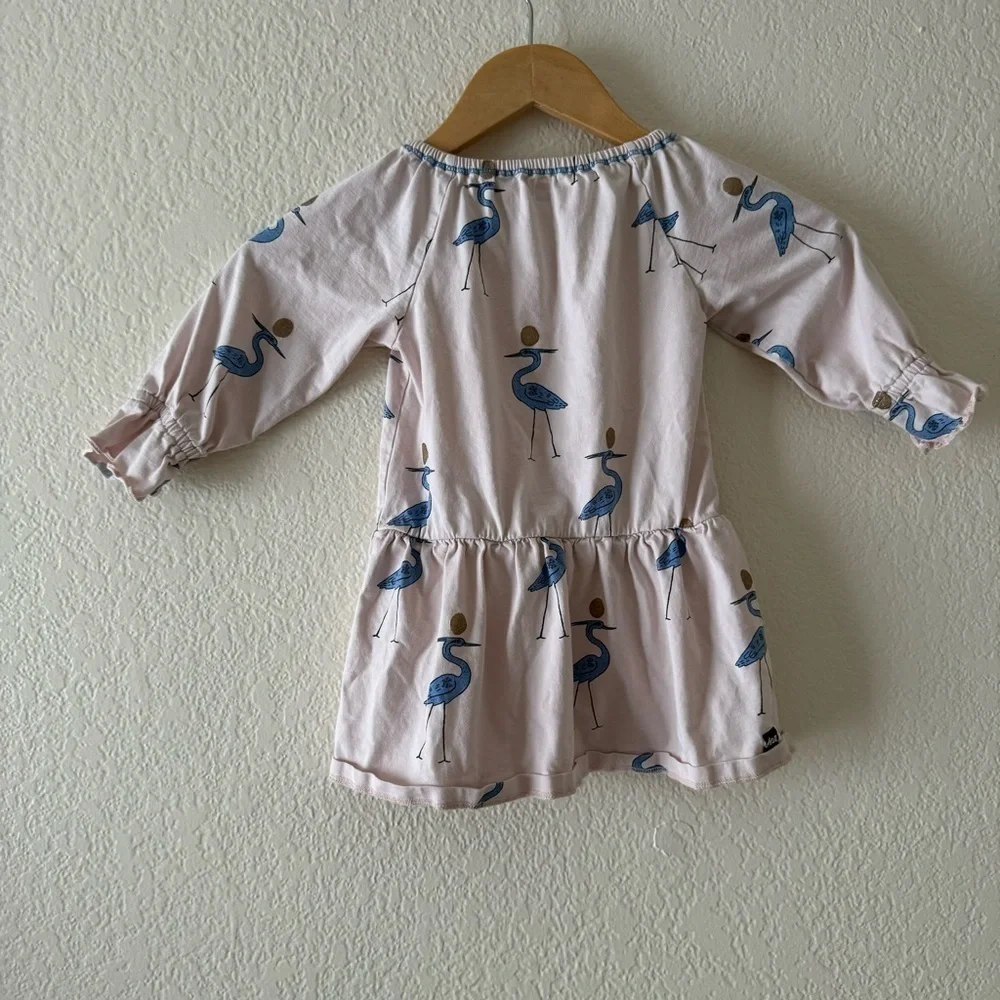 Tea collection blue heron tassel dress